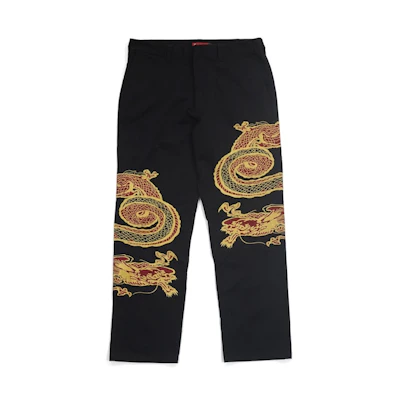 Supreme Dragon Work Pant Black