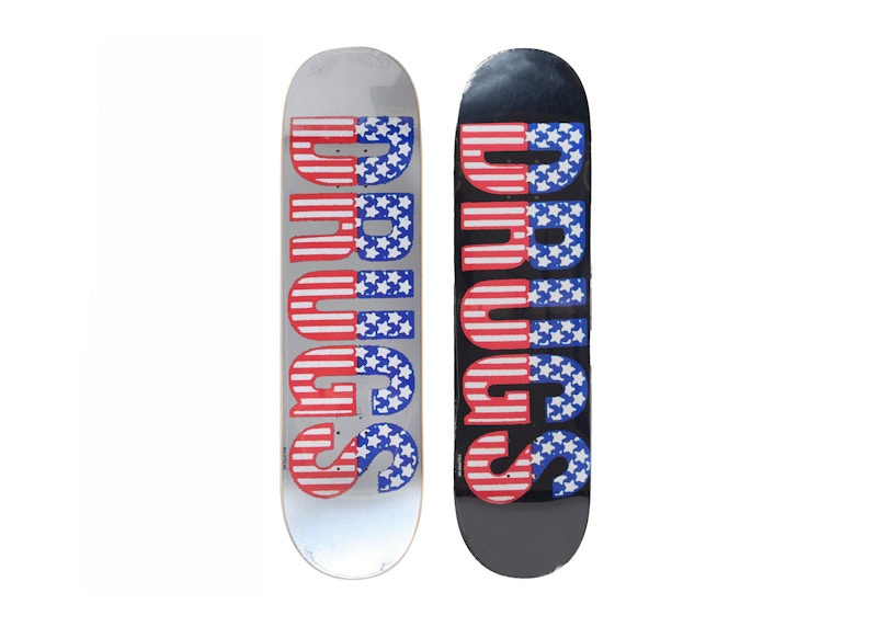 Supreme Drugs Skateboard Deck Set Multicolor