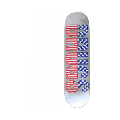 Supreme Drugs Skateboard Deck Silver