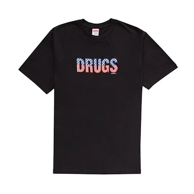 Supreme Drugs Tee Black