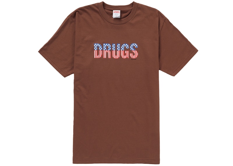Supreme Drugs Tee Brown