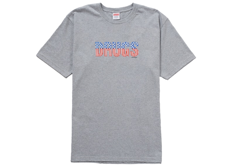 Supreme Drugs Tee Heather Grey