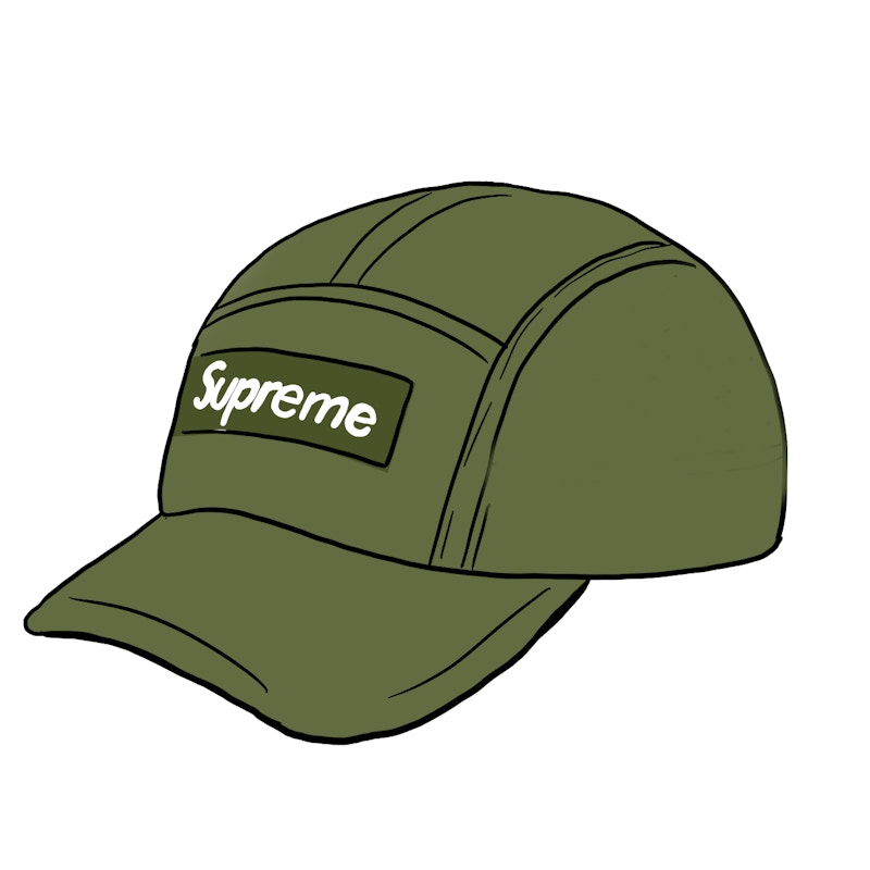 Supreme Dry Wax Cotton Camp Cap Olive