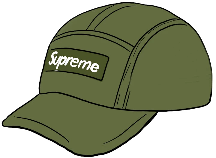 supreme-dry-wax-cotton-camp-cap-olive