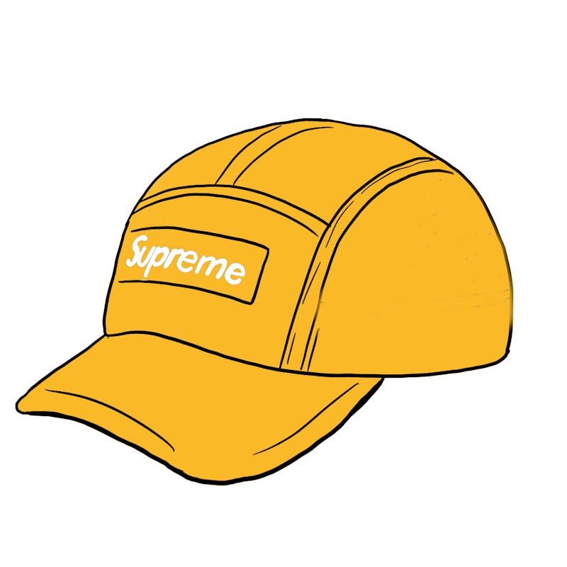 Supreme Dry Wax Cotton Camp Cap Yellow
