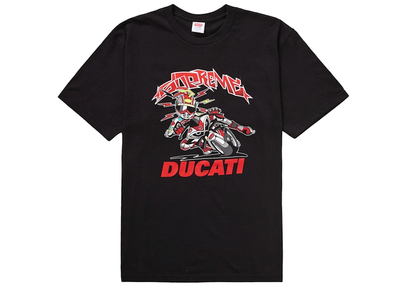 Supreme Ducati Bike Tee Black
