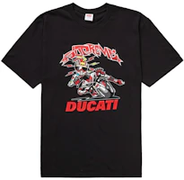 Supreme Ducati Bike Tee Black Supreme Ducati Bike Tee Black