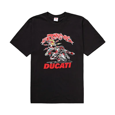 Supreme Ducati Bike Tee Black