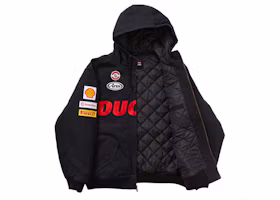 Order Supreme x Ducati 黑色連帽工作夾克