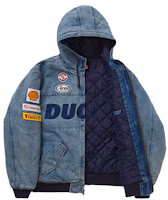 Order Supreme x Ducati 丹寧連帽工作夾克