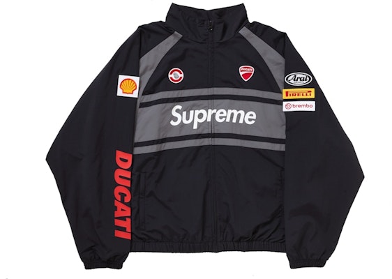 Supreme Ducati Track Jacket Black Buy Supreme Ducati Track Jacket Black