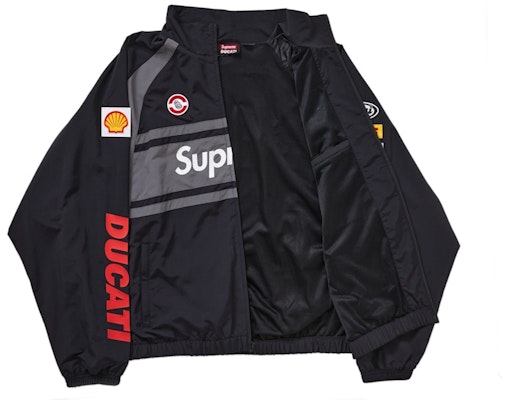 Supreme Ducati Track Jacket Black Order Supreme Ducati Track Jacket Black