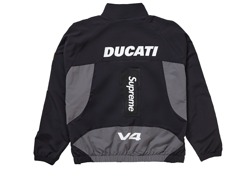 Lookbook Supreme Ducati Track Jacket Hitam