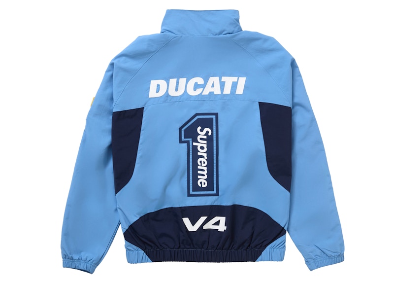 Lookbook Supreme Ducati Track Jacket Light Blue