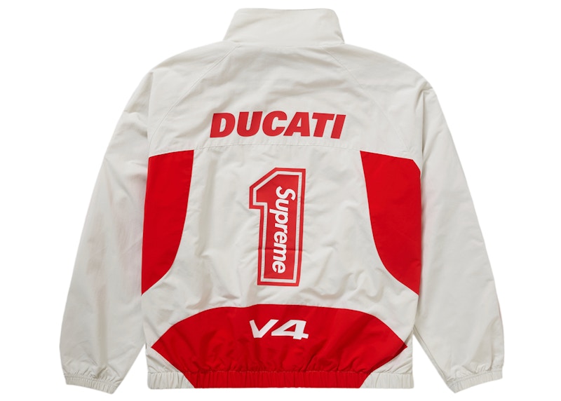 Lookbook Supreme Ducati Track Jacket Kelabu Muda