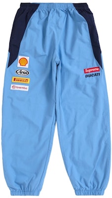 シュプリーム ドゥカティ トラックパンツ ライトブルー Buy シュプリーム ドゥカティ トラックパンツ ライトブルー