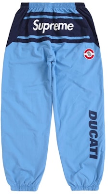 シュプリーム ドゥカティ トラックパンツ ライトブルー Order シュプリーム ドゥカティ トラックパンツ ライトブルー