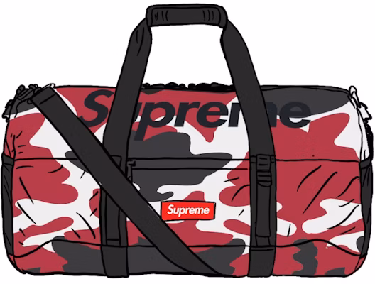Supreme Duffle Bag (SS21) Red Camo Buy Supreme Duffle Bag (SS21) Red Camo