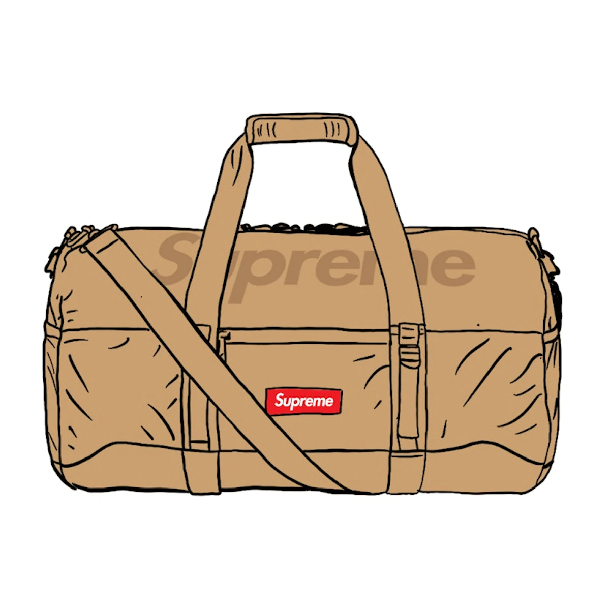 Supreme Duffle Bag SS21 Tan Great Gifts Club