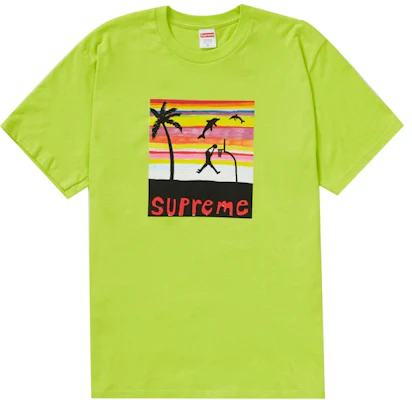 Supreme Dunk Tee Hijau Terang Buy Supreme Dunk Tee Hijau Terang