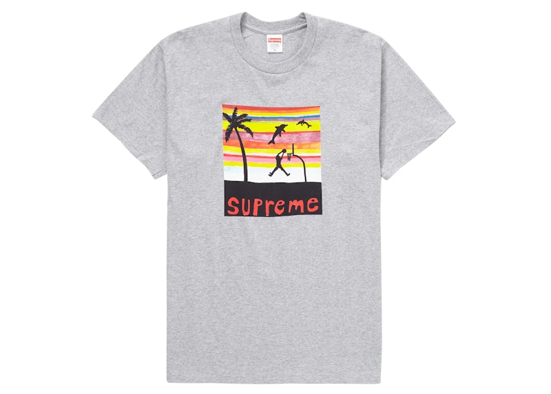 Buy Supreme Dunk 灰色T恤