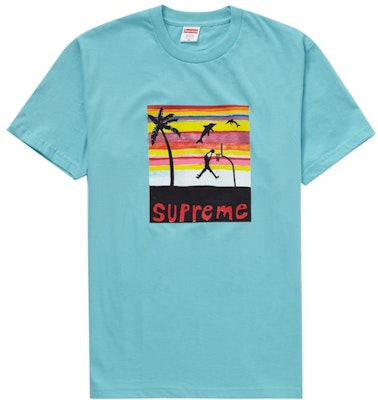 Supreme Dunk Tee Light Teal Buy Supreme Dunk Tee Light Teal
