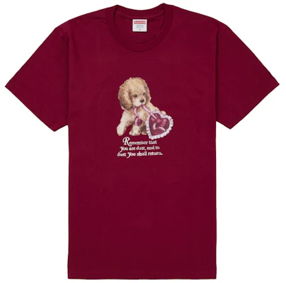 Supreme Dust Tee Cardinal Buy Supreme Dust Tee Cardinal