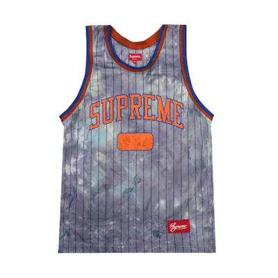 Supreme Dyed Basketball Jersey Royal