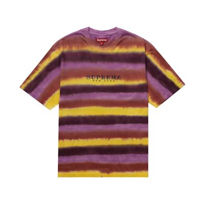 Supreme Dyed Stripe S/S Top Multicolor