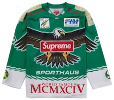 Supreme Eagle Moto Jersey Green Supreme Eagle Moto Jersey Green