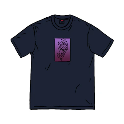 Supreme Ear Tee Navy