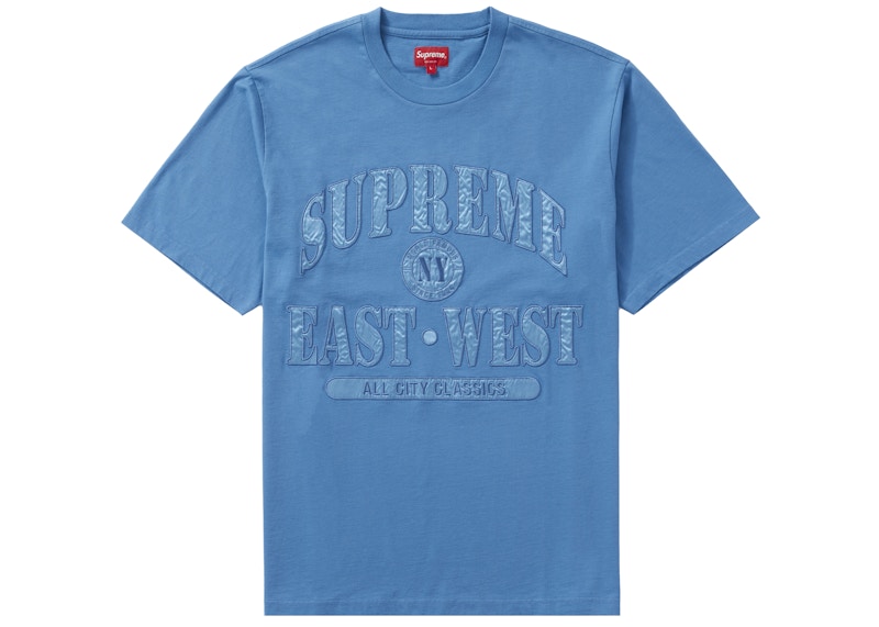 Buy Supreme East West Kaos Pendek Biru