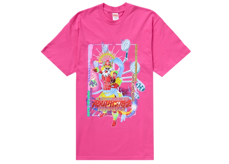 Supreme Electromagnetic Tee Fuchsia