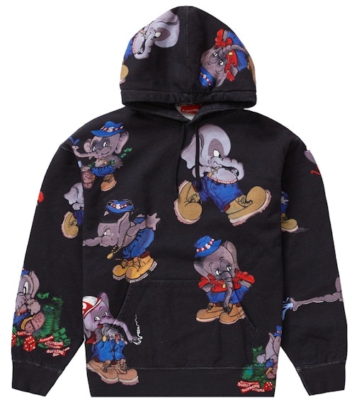 supreme-elephant-hooded-sweatshirt-black