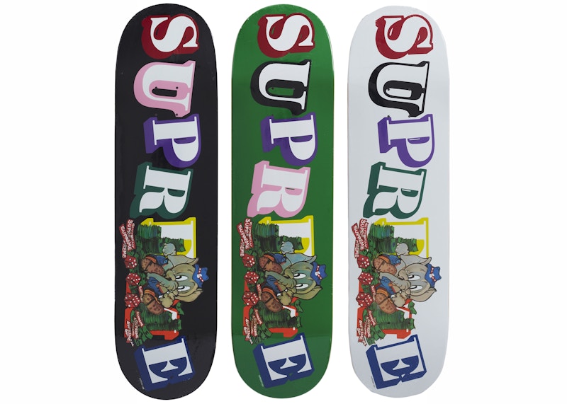Buy Supreme x Gummo Skateboard Deck Set 'Bathtub & Yard' - Novelship