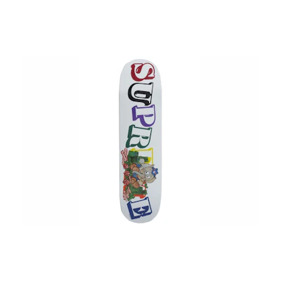 Supreme Elephant Skateboard Deck White