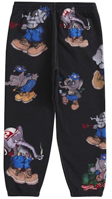 Supreme Pantalón Deportivo Negro Elefante Order Supreme Pantalón Deportivo Negro Elefante
