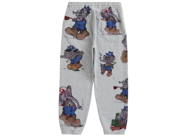 Supreme Elephant Sweatpant Heather Grey 圖 2