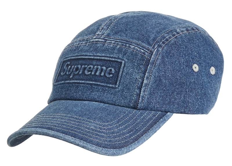 Buy Supreme Gorra Camp Denim Grabado Azul