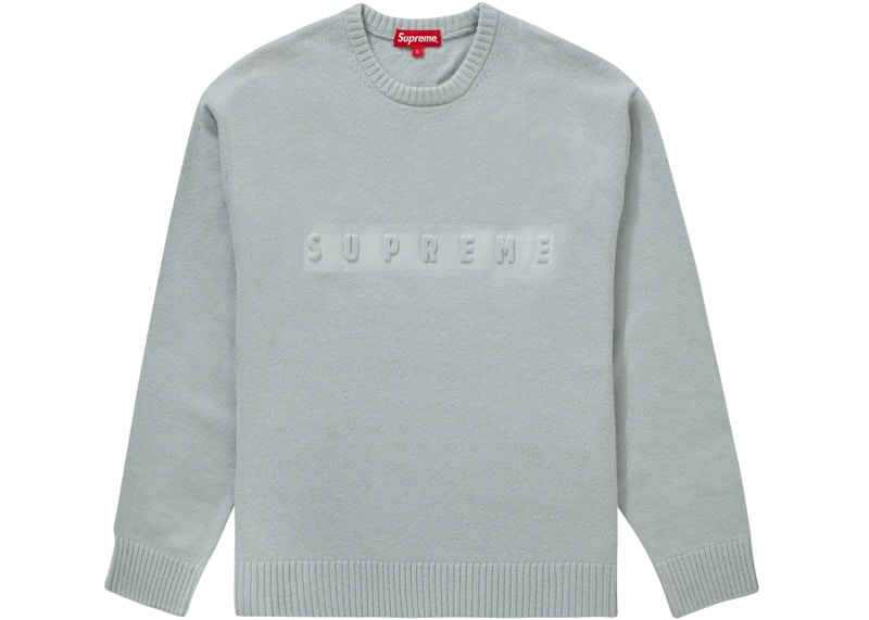 Supreme Embossed Sweater Light Blue