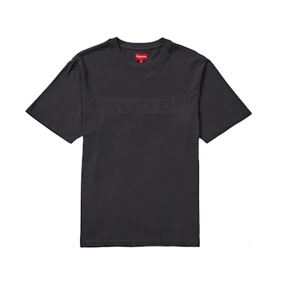 Supreme Embossed Vines S/S Top Black (FW21)