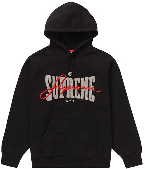 supreme-embroidered-chenille-hooded-sweatshirt-black
