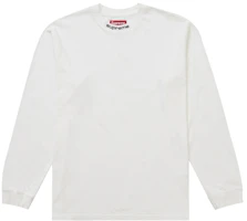 Supreme Embroidered Collar L/S Top White Supreme Embroidered Collar L/S Top White