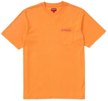 Supreme Camiseta Bolsillo Bordado Naranja Fluorescente Buy Supreme Camiseta Bolsillo Bordado Naranja Fluorescente