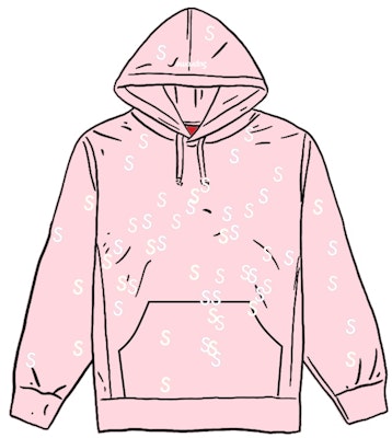 Supreme Hoodie Bordir S Warna Merah Muda Muda Buy Supreme Hoodie Bordir S Warna Merah Muda Muda