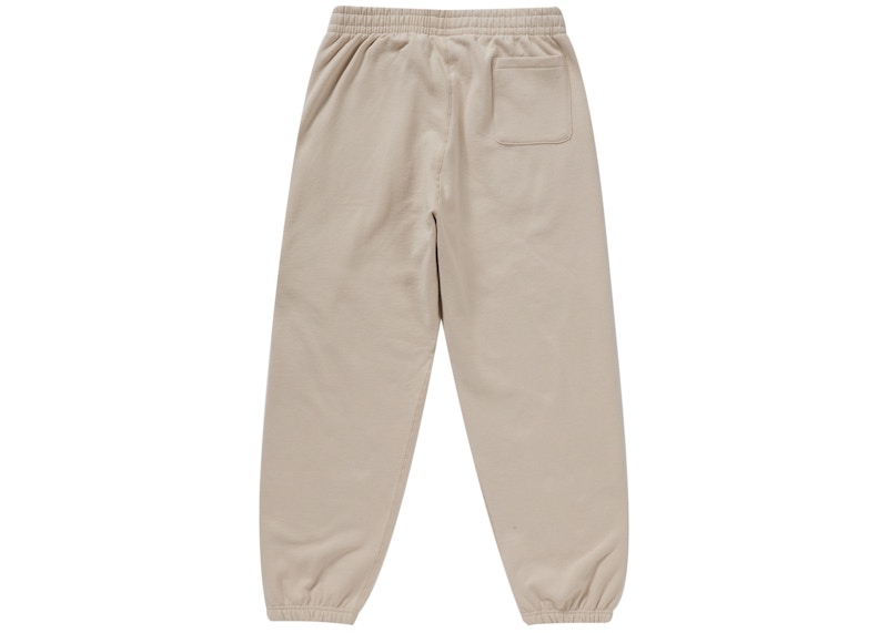 Order Supreme 刺绣字母休闲裤 米白色