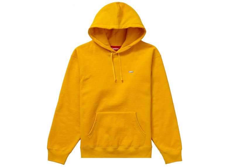 Supreme Enamel Small Box Hooded Sweatshirt Bright Gold