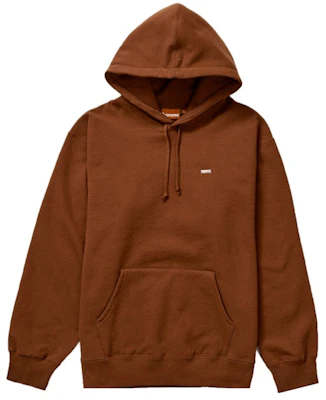 Supreme Enamel Small Box Hooded Sweatshirt Brown Buy Supreme Enamel Small Box Hooded Sweatshirt Brown