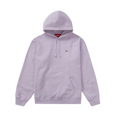 Supreme Enamel Small Box Hooded Sweatshirt Lavender
