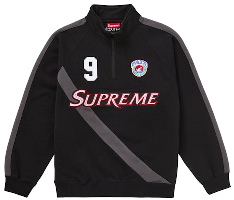 Sudadera Supreme Equipe con Cremallera Media Negra. Buy Sudadera Supreme Equipe con Cremallera Media Negra.